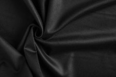 ткань пальтовый кашемир с шерстью чёрный Италия