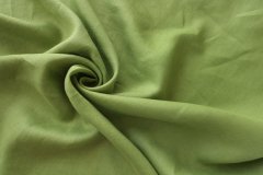 ткань лён зеленого цвета Италия